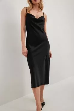 NA-KD Satin Midi Dress -Party Dresses Sales nakd satin midi dress 1100 006812 0002 28141