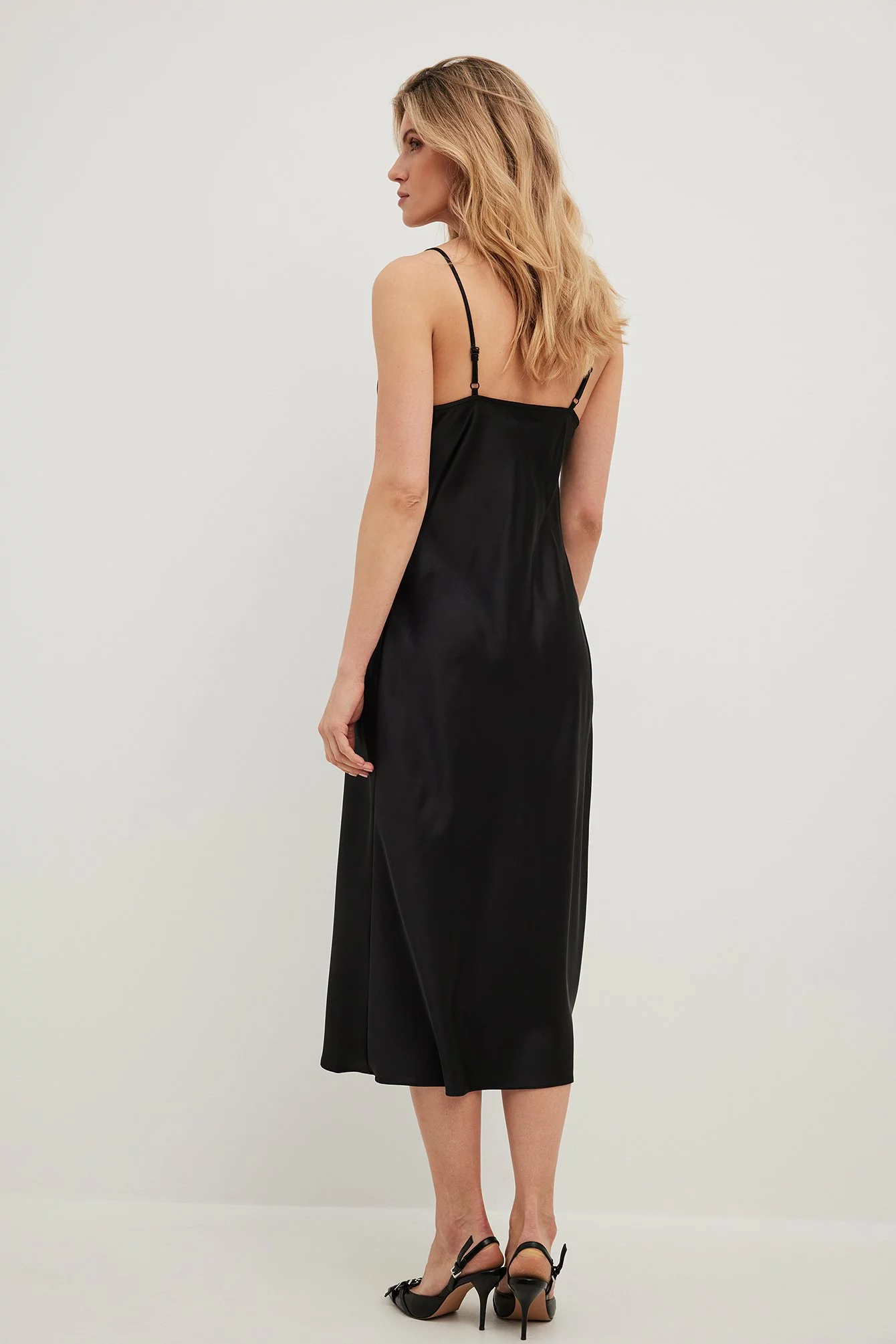 NA-KD Satin Midi Dress 7 NA-KD Satin Midi Dress - Image 7