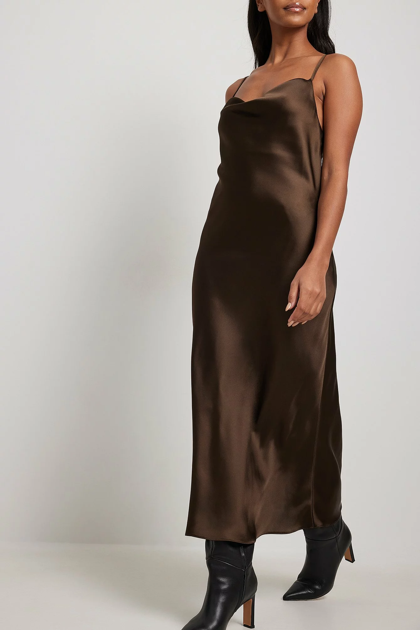 NA-KD Satin Midi Dress 11 NA-KD Satin Midi Dress - Image 11
