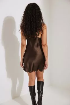 NA-KD Satin Mini Dress 18 NA-KD Satin Mini Dress -Party Dresses Sales nakd satin mini dress 1100 006811 0017 58512 3