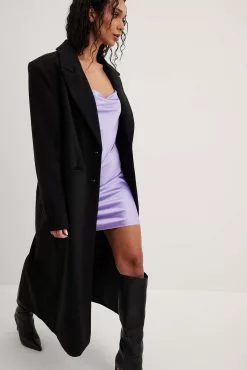 NA-KD Satin Mini Dress