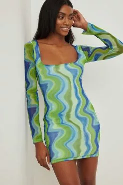 NA-KD Party Scoop Neck Mini Dress -Party Dresses Sales nakd scoop neck mini dress 1017 001380 9713 1431