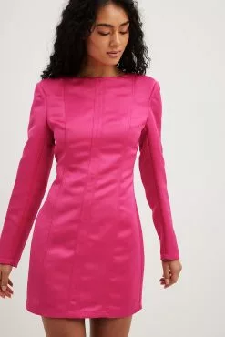 Carla Ginola X NA-KD Seam Detail Satin Mini Dress 17 Carla Ginola X NA-KD Seam Detail Satin Mini Dress -Party Dresses Sales nakd seam detail satin mini dress 1791 000008 0015 21101