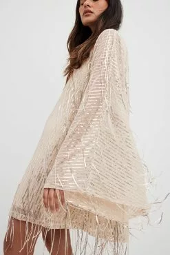 NA-KD Party Sequins Flowy Mini Dress