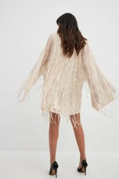 NA-KD Party Sequins Flowy Mini Dress -Party Dresses Sales nakd sequin flowy mini dress 1017 002118 0005 2332