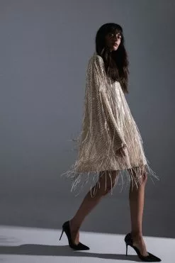 NA-KD Party Sequins Flowy Mini Dress -Party Dresses Sales nakd sequin flowy mini dress 1017 002118 0005 4 edit 2