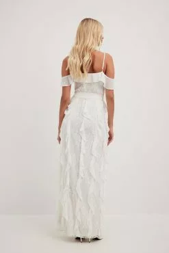 NA-KD Party Sheer Lace Detail Maxi Dress -Party Dresses Sales nakd sheer lace detail maxi dress 1017 002211 0001 22750