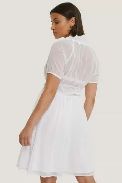 NA-KD Shirred Smock Waist Dress -Party Dresses Sales nakd shirred smock waist dress 1100 002900 0001 02k