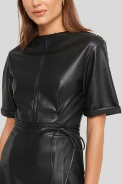 NA-KD Party Soft PU Mini Dress -Party Dresses Sales nakd soft pu mini dress 1017 000518 0002 04g