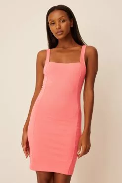 Moa Mattsson X NA-KD Square Neck Mini Dress -Party Dresses Sales nakd square neck mini dress 1727 000098 0256 13217