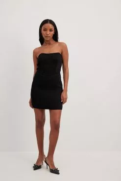 NA-KD Party Structured Bandeau Mini Dress -Party Dresses Sales nakd structured bandeau mini dress 1017 002230 0002 37242 1
