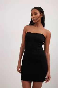 NA-KD Party Structured Bandeau Mini Dress -Party Dresses Sales nakd structured bandeau mini dress 1017 002230 0002 37254 1