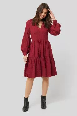 NA-KD Boho Structured Open Back Dress -Party Dresses Sales nakd structured open back dress 1014 000736 0039 04c