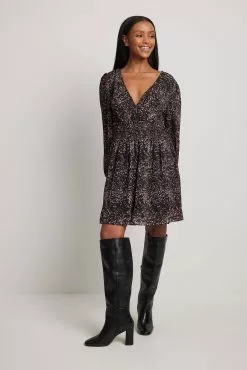 NA-KD Boho Structured Smock Waist Dress -Party Dresses Sales nakd structured smock waist dress 1014 001443 1045 0345