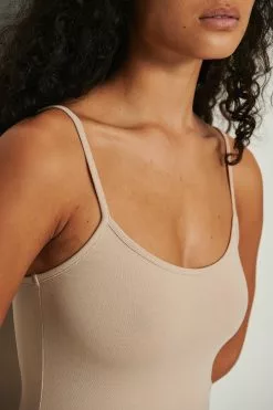 NA-KD Basic Thin Strap Fitted Mini Dress -Party Dresses Sales nakd thin strap fitted mini dress 1044 000215 0005 04g