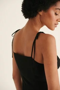 NA-KD Tie Shoulder Sheer Mini Dress -Party Dresses Sales nakd tie shoulder sheer mini dress 1100 004592 0002 05g 2