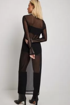 NA-KD Party Tight Mesh Midi Dress -Party Dresses Sales nakd tight mesh midi dress 1017 002197 0002 34201