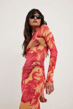 NA-KD Party Tight Mesh Midi Dress -Party Dresses Sales nakd tight mesh midi dress 1017 002197 0689 33563