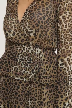 NA-KD Boho Triple Layer LS Flounce Dress -Party Dresses Sales nakd triple layer ls flounce dress 1018 001013 0812 05g r2