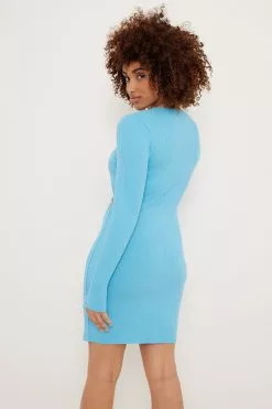 NA-KD Party Twist Rib Mini Dress 21 NA-KD Party Twist Rib Mini Dress -Party Dresses Sales nakd twist rib mini dres 1017 001601 0047 15694