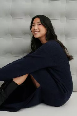 Rianne Meijer X Na-kd V-neck Knitted Dress