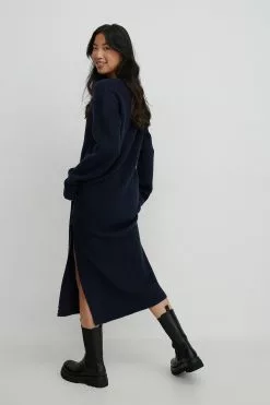 Rianne Meijer X Na-kd V-neck Knitted Dress -Party Dresses Sales nakd v neck knitted dress 1711 000058 0018 03d