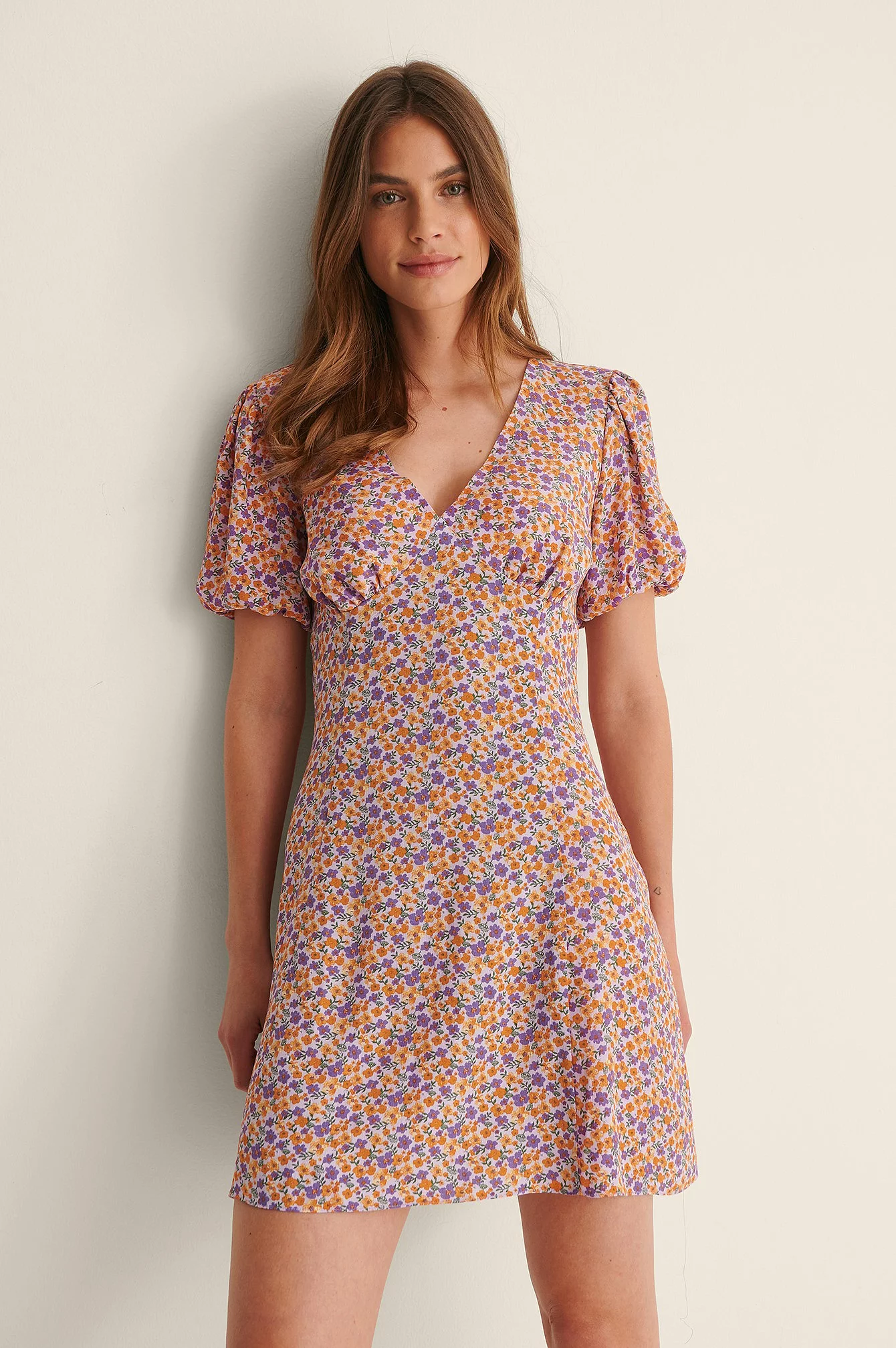 NA-KD Boho V-Neck Mini Dress 8 NA-KD Boho V-Neck Mini Dress - Image 8