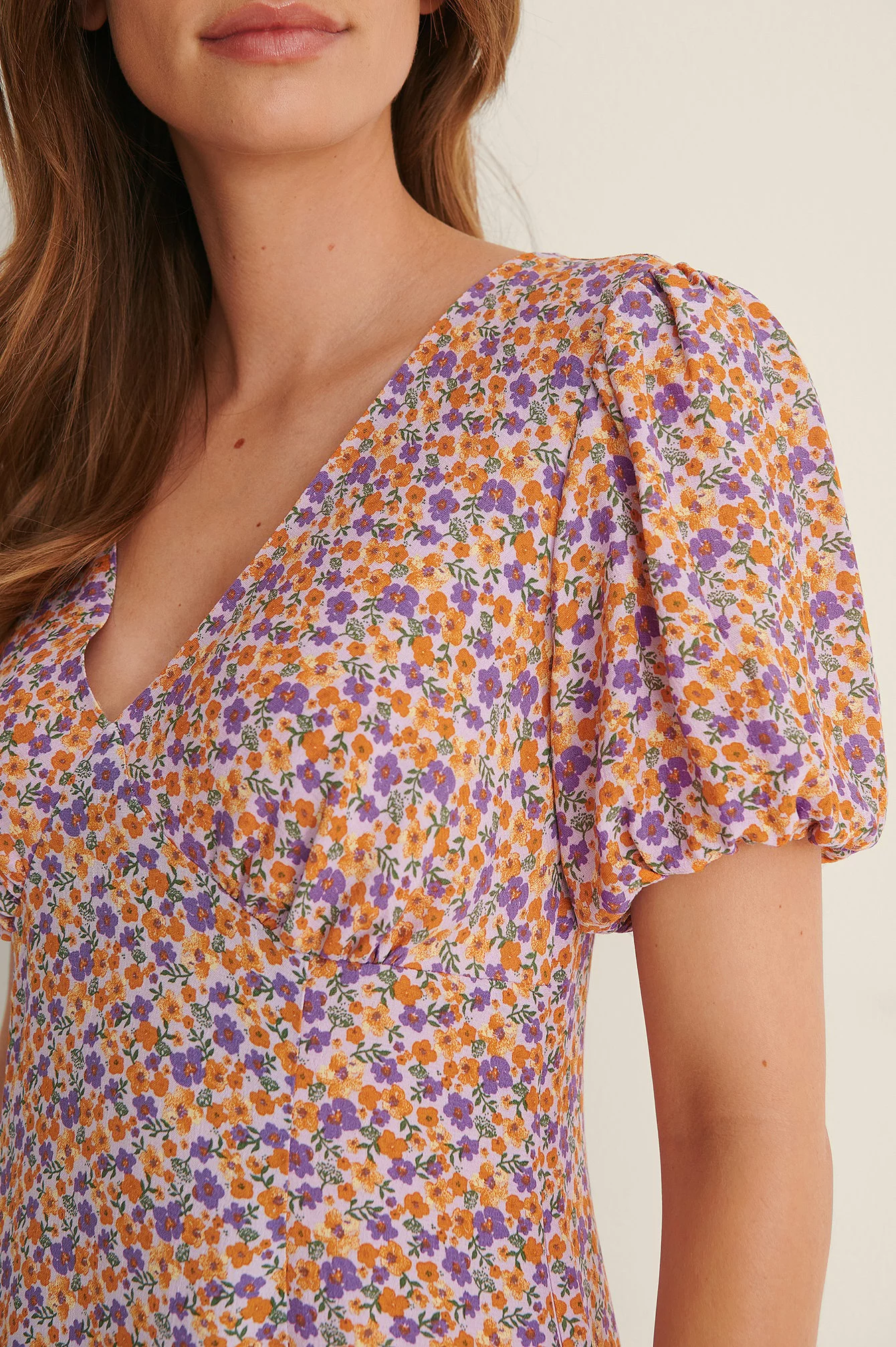 NA-KD Boho V-Neck Mini Dress 9 NA-KD Boho V-Neck Mini Dress - Image 9