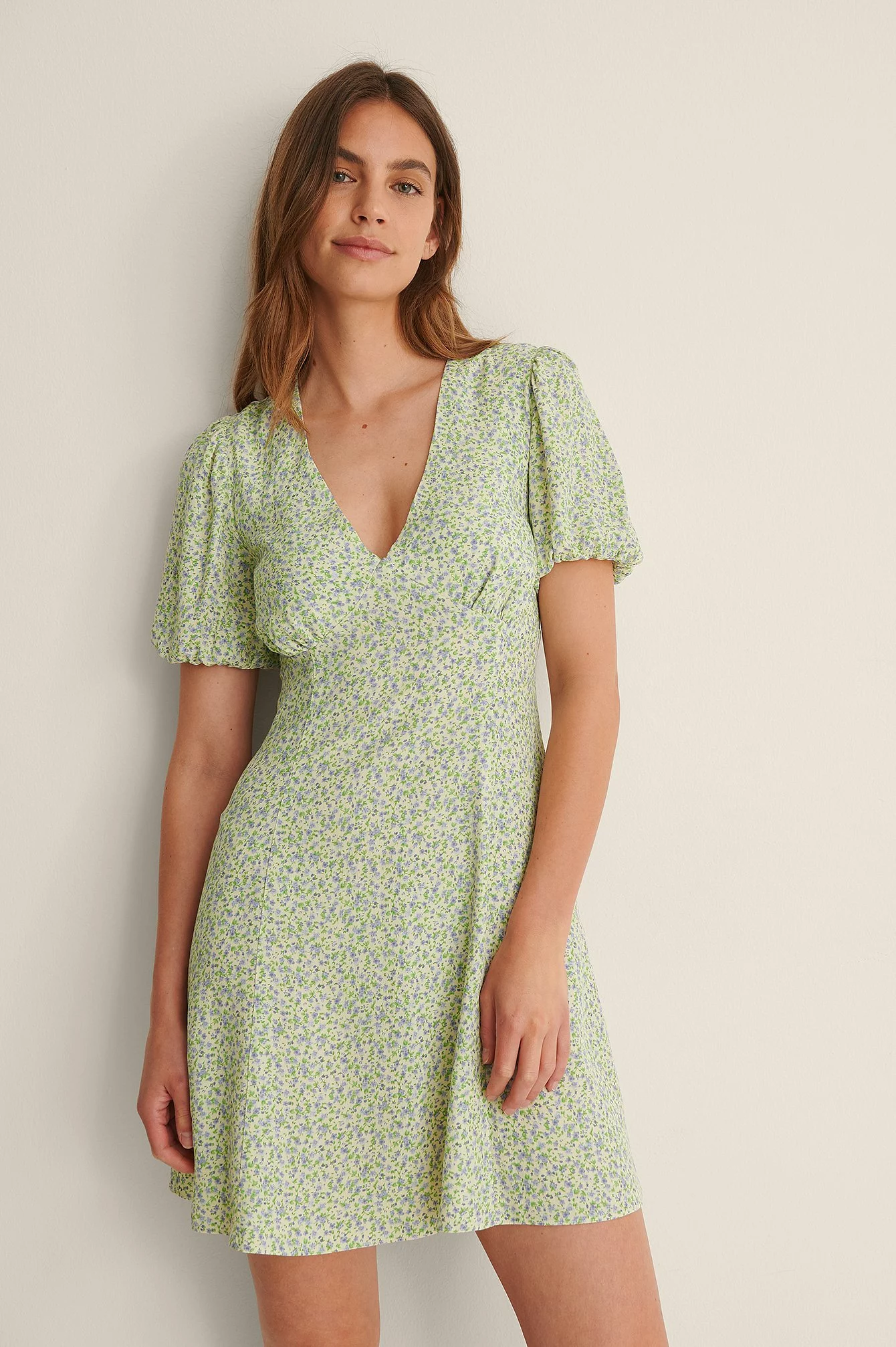 NA-KD Boho V-Neck Mini Dress 15 NA-KD Boho V-Neck Mini Dress - Image 15