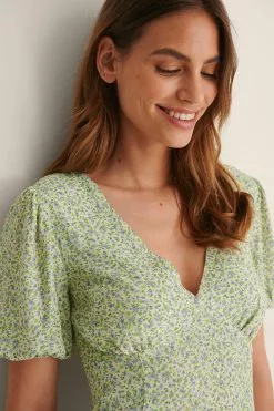 NA-KD Boho V-Neck Mini Dress 36 NA-KD Boho V-Neck Mini Dress -Party Dresses Sales nakd v neck mini dress 1100 004966 9534 04a