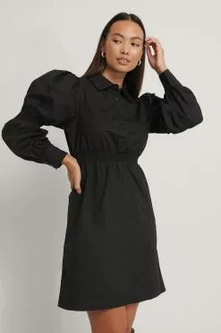 NA-KD Waist Detail Shirt Dress