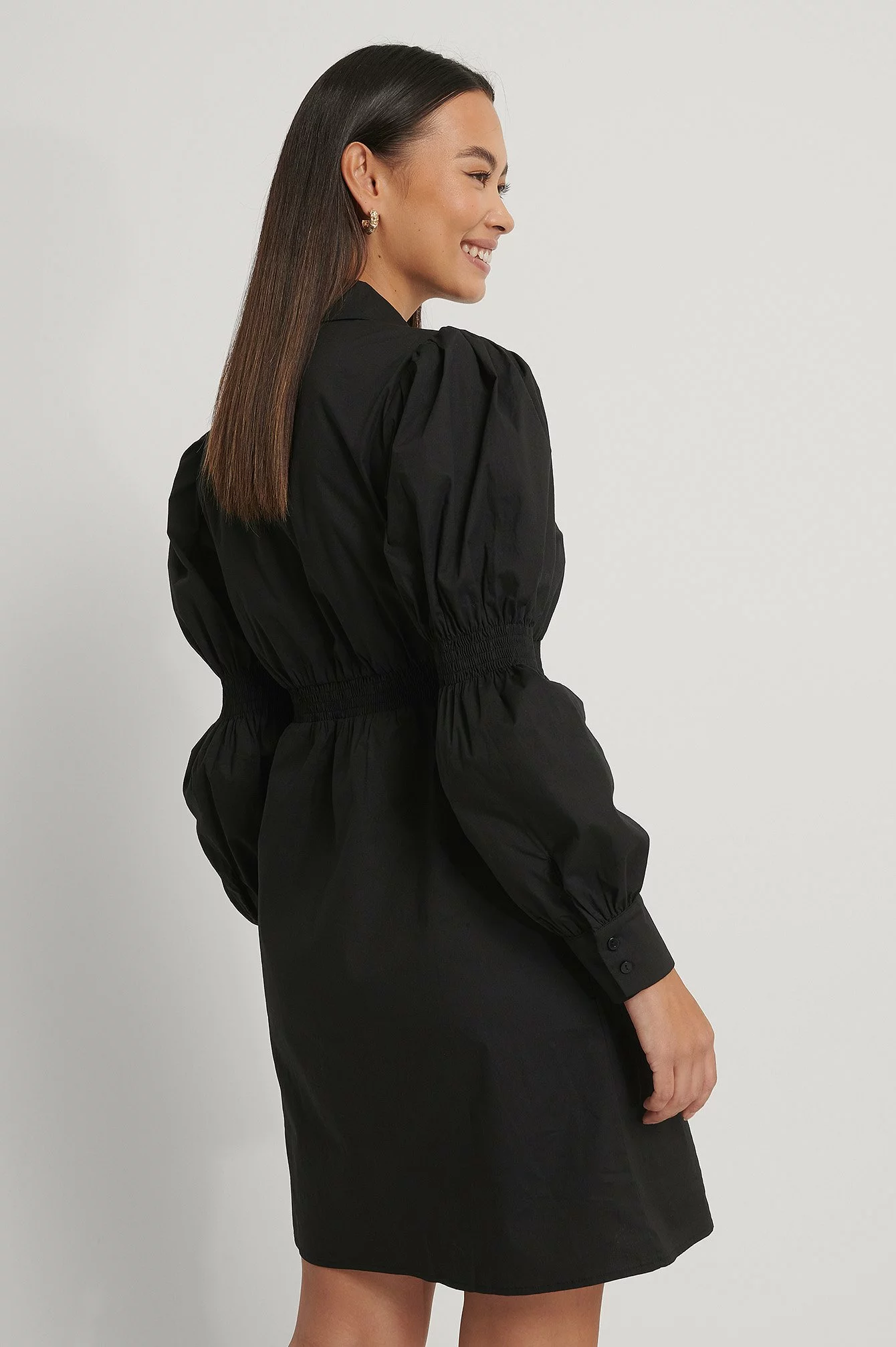 NA-KD Waist Detail Shirt Dress 2 NA-KD Waist Detail Shirt Dress - Image 2