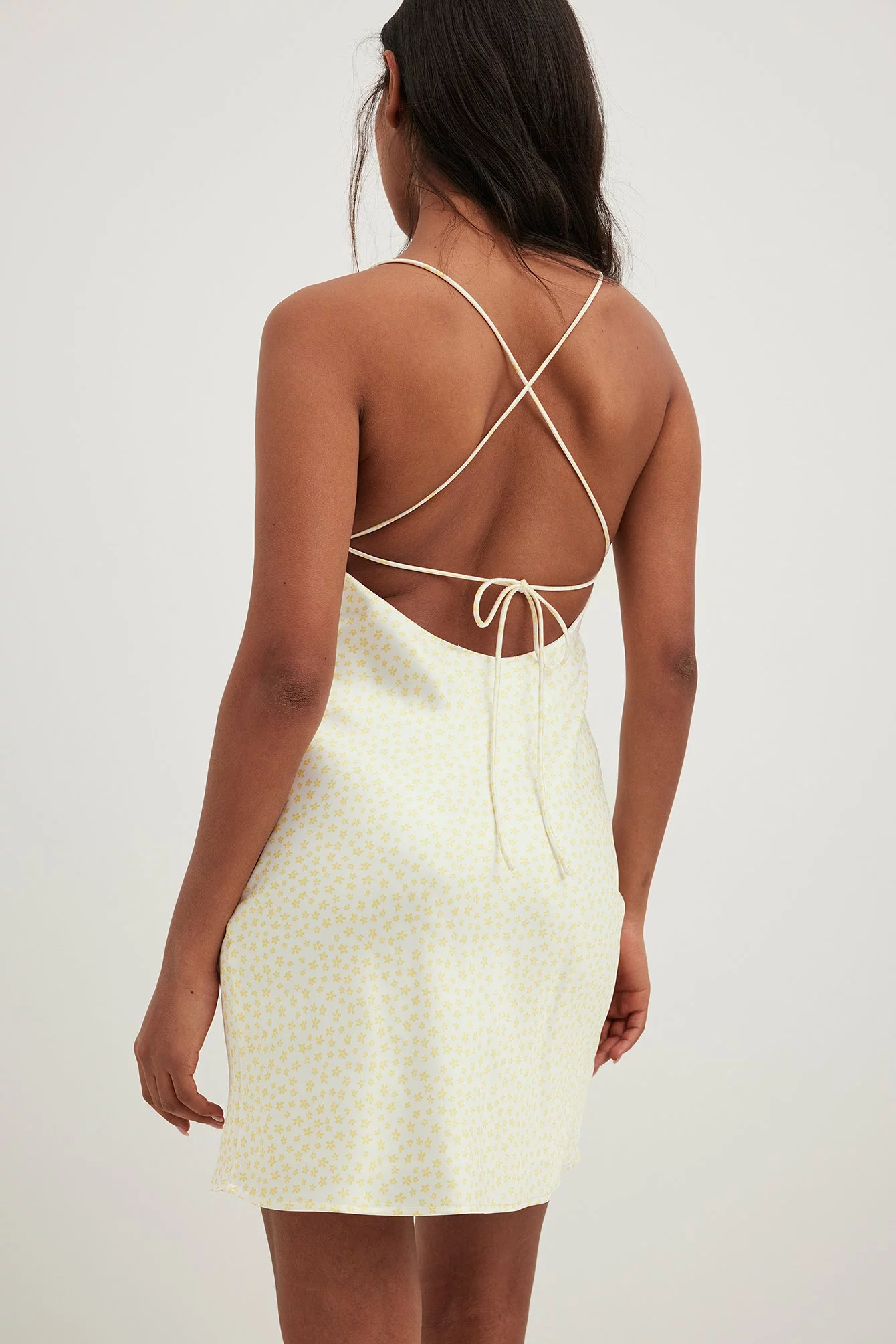 Handpicked X NA-KD Waterfall Detail Mini Dress 6 Handpicked X NA-KD Waterfall Detail Mini Dress - Image 6