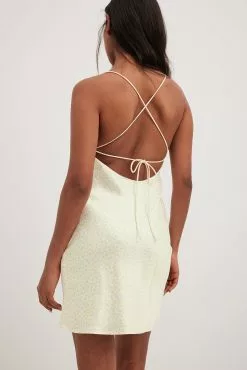 Handpicked X NA-KD Waterfall Detail Mini Dress -Party Dresses Sales nakd waterfall detail mini dress 1747 000007 5371 0064