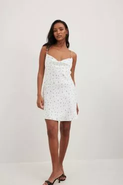 Handpicked X NA-KD Waterfall Detail Mini Dress