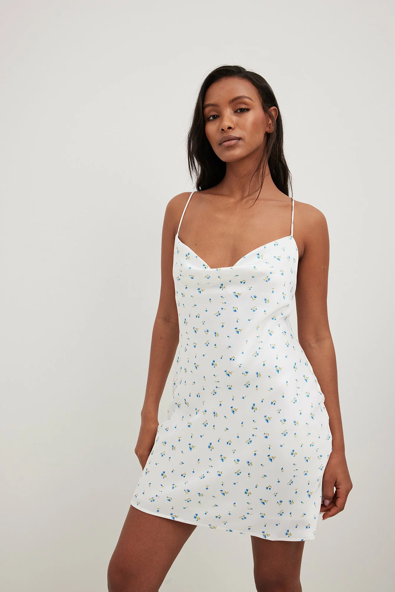 Handpicked X NA-KD Waterfall Detail Mini Dress 3 Handpicked X NA-KD Waterfall Detail Mini Dress - Image 3