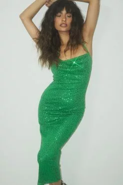 NA-KD Party Waterfall Sequin Midi Dress 22 NA-KD Party Waterfall Sequin Midi Dress -Party Dresses Sales nakd waterfall sequin midi dress 1017 001889 0010 1