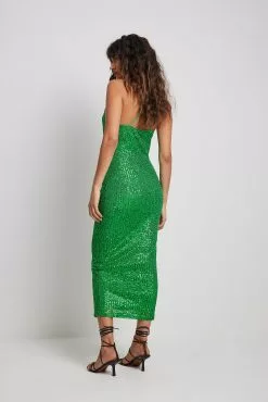 NA-KD Party Waterfall Sequin Midi Dress -Party Dresses Sales nakd waterfall sequin midi dress 1017 001889 0010 9796 1