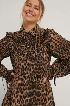 NA-KD Western Detail Chiffon Dress 8 NA-KD Western Detail Chiffon Dress -Party Dresses Sales nakd western detail chiffon dress 1018 005733 0141 04a 1