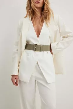 Stephsa X NA-KD Wide PU Belt