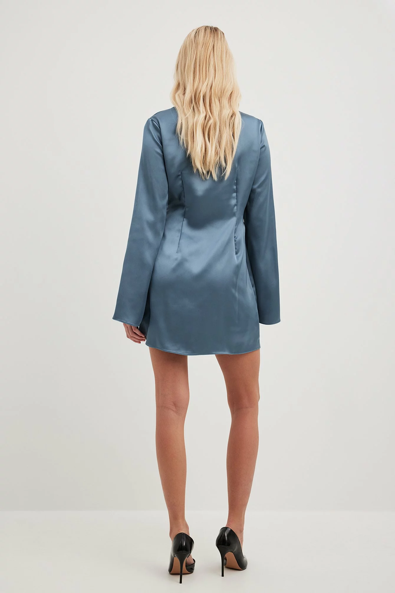 NA-KD Wrap Satin Dress 10 NA-KD Wrap Satin Dress - Image 10