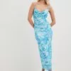 NA-KD Party Cowl Neck Maxi Dress
