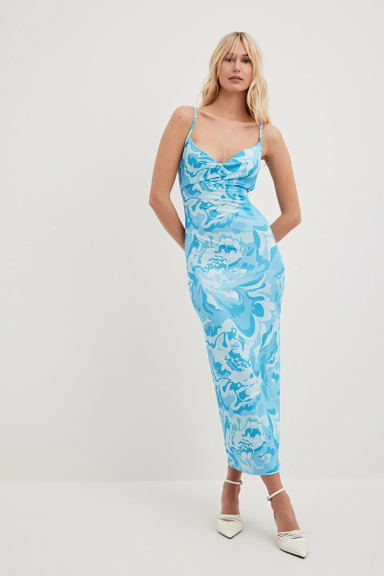 NA-KD Party Cowl Neck Maxi Dress 1 NA-KD Party Cowl Neck Maxi Dress