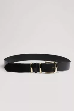 NA-KD Accessories Squared Buckle Leather Belt -Party Dresses Sales name squared buckle leather belt 1015 004904 0002 3882