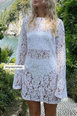 Josefine Hj X Na-Kd Embroidered Mini Dress -Party Dresses Sales nynkecamps 1708 000111 0001 social