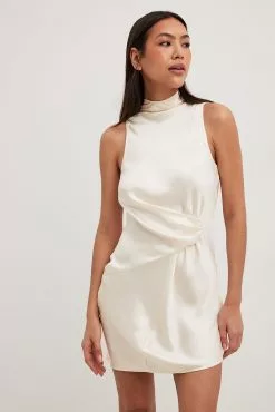 CLAIRE ROSE X Na-kd Open Back Tie Detail Mini Dress -Party Dresses Sales open back tie detail mini dress 1720 000063 0342 r 3