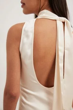 CLAIRE ROSE X Na-kd Open Back Tie Detail Mini Dress -Party Dresses Sales open back tie detail mini dress 1720 000063 0342 r 4