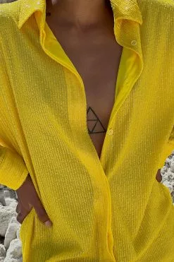 NA-KD Party Oversized Sequin Shirt Dress -Party Dresses Sales oversized sequin shirt dress 1017 001565 0024 01