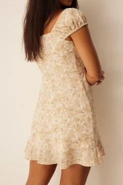 Pamela X NA-KD Reborn Recycled Ruched Sleeve Mini Dress -Party Dresses Sales recycled ruched sleeve mini dress 1659 000056 9834 04 1