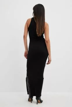 NA-KD Basic Ribbed Maxi Dress -Party Dresses Sales ribbed maxi dress 1044 000262 00028468 2